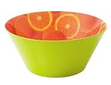Present Time - Print Bowl Melamine - Plastic Oranges Design 25.5cm