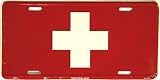 Switzerland Flag License Plate
