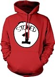 Stoned 1, Stoned Thing # 1 Hooded Sweatshirt Funny Pot Weed Smoking Design Hoodie