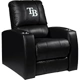 Home Theater Recliner with MLB Tampa Bay Rays Secondary Panel