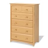 Beatrice 5 Drawer Chest In Oak Finish By Storkcraft Baby Furniture