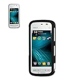 New Fashionable Perfect Fit Hard Protector Skin Cover Cell Phone Case for Nokia Nuron 5230 T-Mobile - BLACK