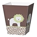 Tiddliwinks Madagascar Waste Basket - Brown/ White/ Green