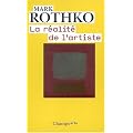 La r�alit� de l'artiste