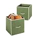 Whitmor Set of 2 Collapsible Cubes - Sage (14")
