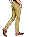 Match Mens Slim Tapered Flat Front Casual Pants (34, Khaki)