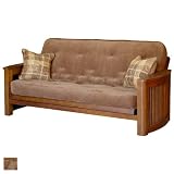 Park Futon with Platinum Vintage Bark