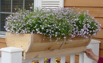 All Maine Bucket 954 28 Inch Deck Rail Planter