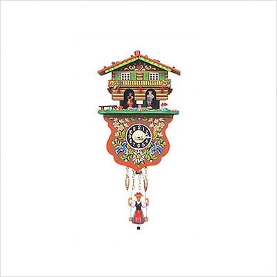 Black Forest Weather House Chalet Clock