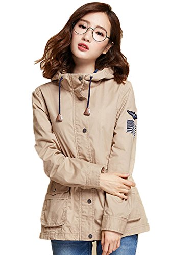 レディース アウター ジップアップ ミリタリー ブルゾン 123-16079