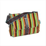 Multitasker Large Messenger Bag in Monkey Stripes