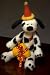 Birthday Dalmatian Puppy Dog - Needle Felted Wool Animal