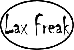 Lax Freak Oval Decal
