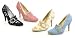 Ellie Shoes Women's 418-ANNETTE 4.5" Decorative Fabric Pump W/Rhinestones