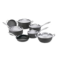Cuisinart GG-12 GreenGourmet Hard-Anodized Nonstick 12-Piece Cookware Set