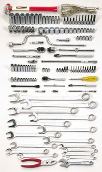 Proto 99812 126-Piece Starter Maintenance Set With Top Chest