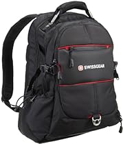 SwissGear SA1275 Black with Red Accents Backpack