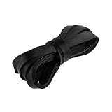 uxcell 編組ケーブルスリーブ　PET編組スリーブ　拡張可能　20M　ブラック　ポリエステル