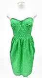 Shoshanna Green Eyelet Dress