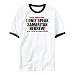 T-Shirt Ringer White  I Only Speak Samaritan Hebrew  Languaje
