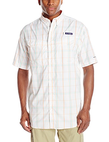 Columbia Sportswear Men's Super Low Drag Short Sleeve Shirt, Jupiter Plaid, Medium