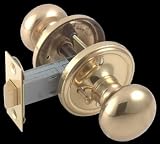 2 3/4 inch Privacy Set - Bright Brass
