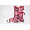 plaid pink sugar boot