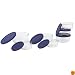Pyrex 6022369 Storage 14-Piece Round Set, Clear with Blue Lids