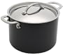 KitchenAid Hi-Density Hard Anodized Clad 8-Quart Stockpot with Lid