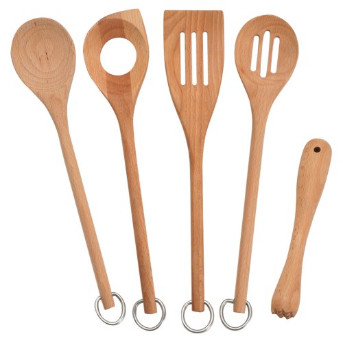 Danesco Beechwood 5-pc. Kitchen Tool Set