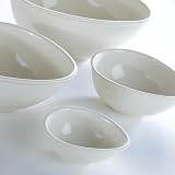 Nigella Lawson Living Kitchen Mixing Bowls Set/4 Cream