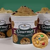 Chippery Gourmet Candy Cookie made with mm's Milk Chocolate Candies Cookie Dough - Two, 3 lb. Tubs