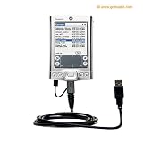 Classic Straight USB Cable for the PalmOne Tungsten E with Power Hot Sync and Charge capabilities - Gomadic Brand w/ TipExchange Technology