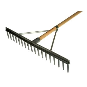 Faithfull Aluminium Landscape Rake C/W Handle