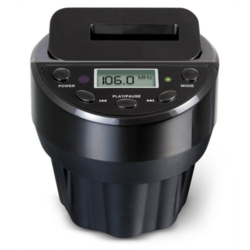 DIASONIC iPod 用カップホルダーFM トランスミッター ブラック DS-CHFMT-BK