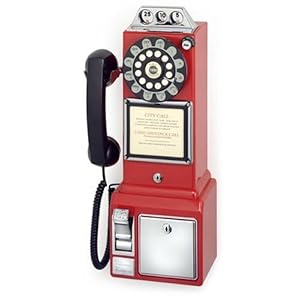 Crosley CR56 1950 Pay Phone - Red
