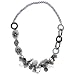 Rocker Velvet-Wrap Link Necklace