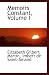Memoirs Constant, Volume I
