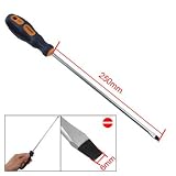 Rubbed Handle w 6mm Flathead Slotted Screwdriver Handy Tool