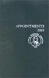 American Psychiatric Association Appointments, 2003 (Desk Version)