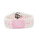 MLB Tampa Bay Devil Rays Pink Baseball Bracelet