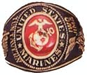 Marine Deluxe Engraved Ring - 18kt Heavy Gold Electroplate