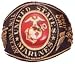 Marines Corps Deluxe Engraved Ring