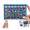 Apothecary Four-a-Day Weekly Pharmadose Medication Organizer (Approximately 6 inches by 4 inches)