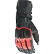 Joe Rocket Highside 2.0 Men's Leather Street Bike Racing Motorcycle Gloves - Red/Black