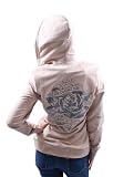 ED HARDY Christian Audiger Womens Faux Fur Hoodie Sweatshirt