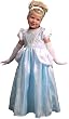 Cinderella Princess Costume with Hair Bow and Wondercharms Necklace - size MEDIUM (3-5)