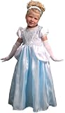 Cinderella Princess Dress-up Costume SMALL(1-3) - includes FREE exclusive Wondercharm princess purse