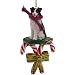 Border Collie Candy Cane Christmas Ornament