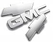 All Sales 96500P "GMC" Grille Emblem